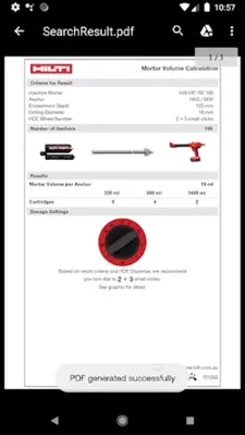 Hilti Volume Calculator android App screenshot 2