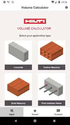 Hilti Volume Calculator android App screenshot 3