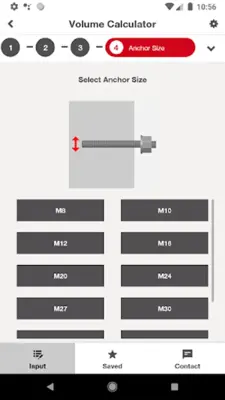 Hilti Volume Calculator android App screenshot 4